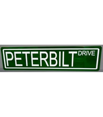 CAIRUO Wandschild: Amerikanische Flagge & Peterbilt Truck – Vintage-Blechschild 20x29 Cm Für Garage, Bar & Deko