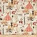 Timeless Treasures Vintage Sewing Red Fabric By The Yard