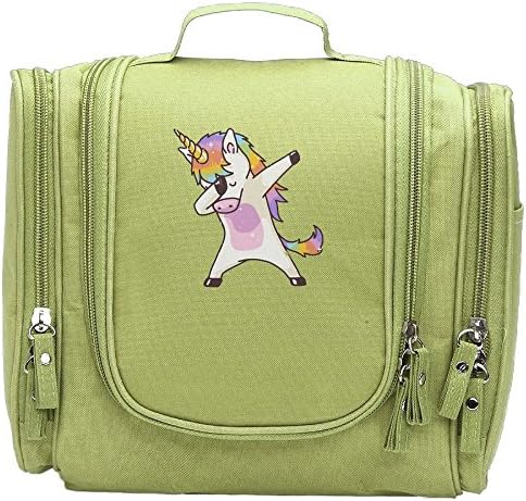 JCBaa Dabbing Unicorn Funny Makeup Bag/Cosmetic Bags Women's Portable Brushes Case Toiletry Bag Travel Kit Jewelry Organizer Multifunctional Pouch/Bags For Household,Business,Vacation