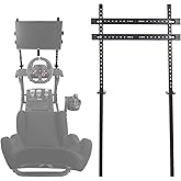 Marada Monitor Racing Wheel Stand Adjustable TV Position, Height Screen Mount Supports Screens from 24 to 60 inches Sim Racin