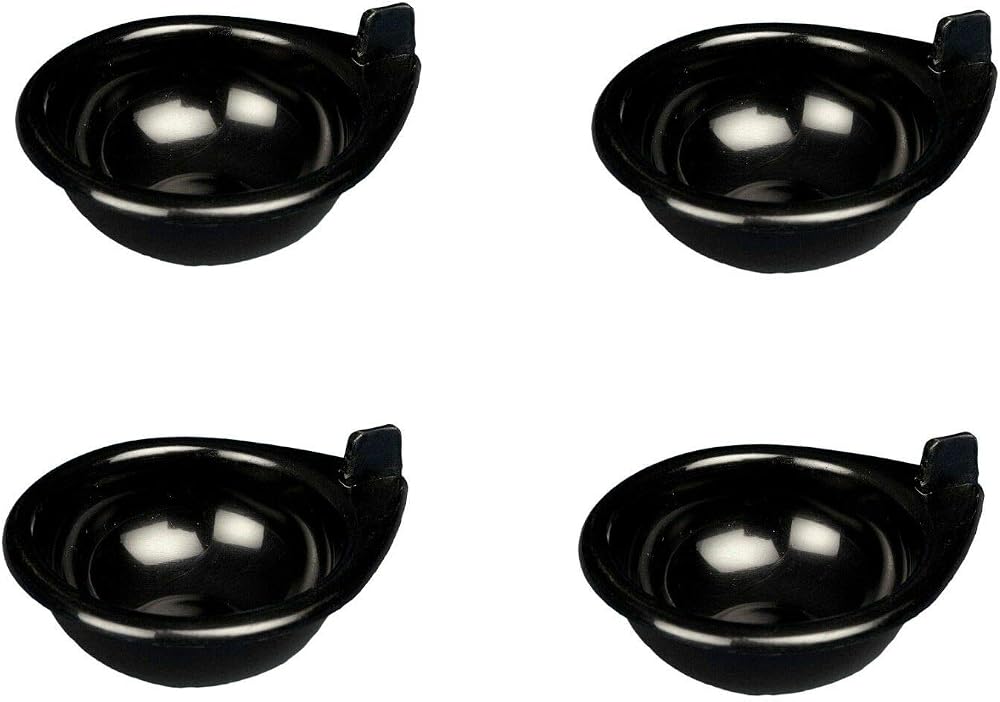 Samuel Groves 4x Large Egg Poacher Cups Plastic Non-Stick Dishwasher Safe