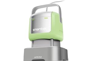 Smartbot Submersible water pump (Green) 1/2 HP 2800GPH 6 Hose Kit, Small Portable Electric Utility Pump, Auto-Flo® Automatic Switch, Knock Over Operation,
