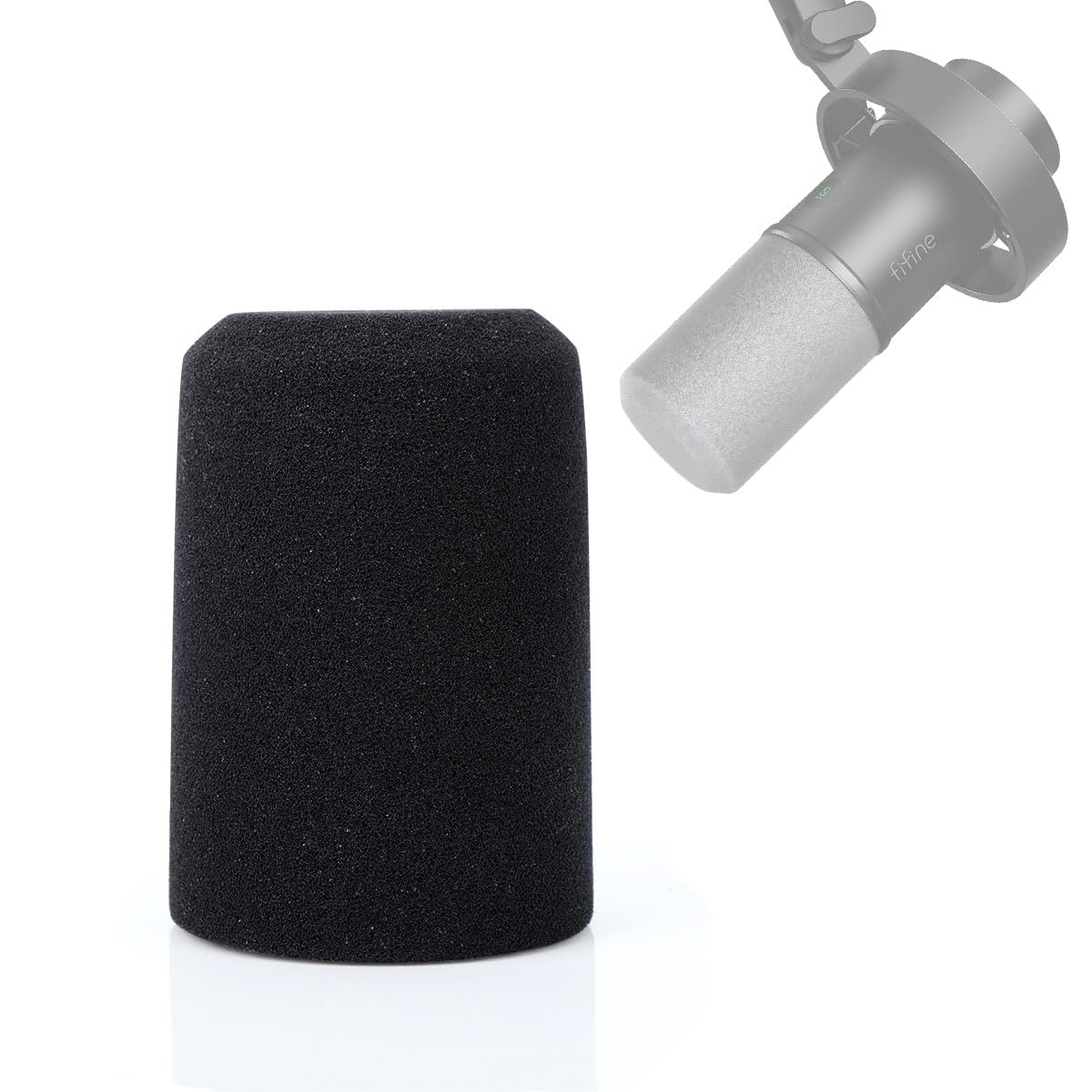 Photo 1 of YOUSHARES Microphone Pop Filter Compatible with Fifine K688 - Mic Cover Microphone Windscreen Foam for Recording and Streaming Reduce Background Noise