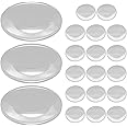 Lens for Magnifier Magnifying Glass Lens- 20Pcs Double Convex Optical Lens for Magnifier 42mm Diameter Biconvex Lens Plastic Lens