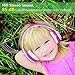 Kids Headphones Bluetooth Wireless 85db/110db Volume Limit Noice Protection Headset Over-Ear and Build-in Mic AUX 3.5mm Wired Headphones for Children Boys Girls Travel School Phone Tablet PC Purple