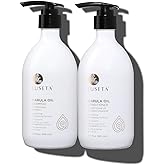 Luseta Marula Oil Shampoo & Conditioner Set, for Fine and Dry Hair, 2 x 16.9 Oz