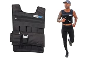 RUNFast RUNmax Pro Weighted Vest, 40 lb, Black