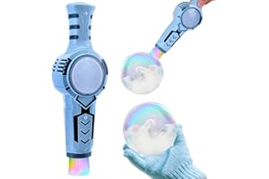 Vodolo Colorful Bubble Machine with Smoke for Kids