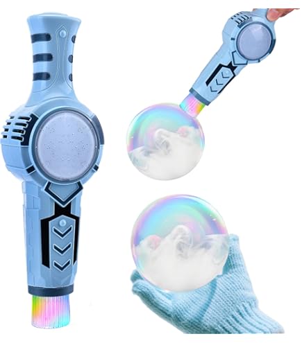 Máquina De Burbujas Con Música Y Luces LED | Diseño Flor De La Suerte | Para Fiestas Infantiles | Recargable