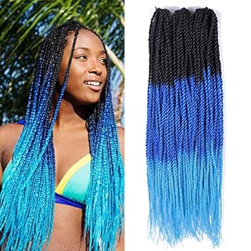 Amazon Com Senegalese Crochet Braids 22inch 3packs Lot Synthetic