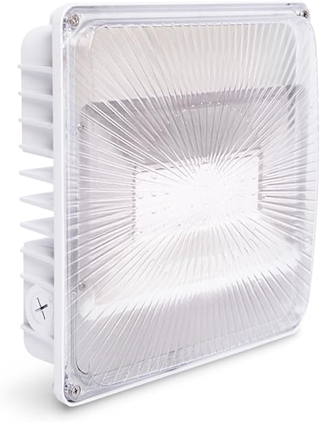 Amazon Com Led Canopy Lights Outdoor Square Ceiling Light 50 Watt