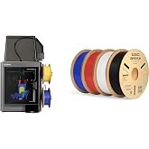Centauri Carbon 2 Combo Multi Color 3D Printer &amp; Rapid PLA Plus Filament Bundle 4KG