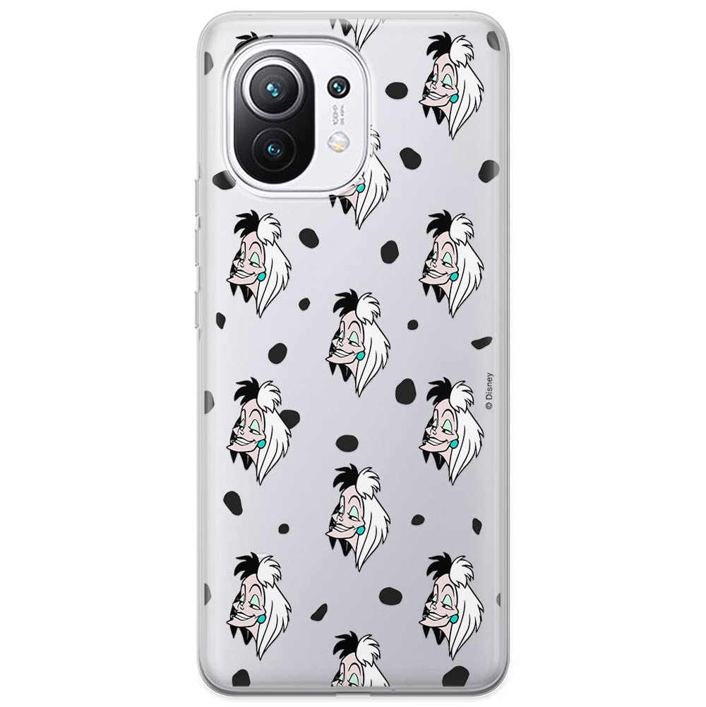 ERT GROUP mobile phone case for Xiaomi 11 original and officially Licensed Disney pattern Cruella 005 optimally adapted to the shape of the mobile phone, partially transparent