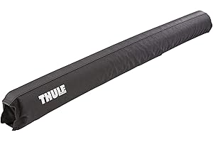 Thule Surf Pad Narrow 20", Minimalist Design to Carry surf & Paddle Boards, Foam Pads Protect Your Board, Not for Square Bars
