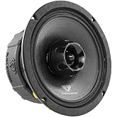BLACK DIAMOND Dia-XT6 6.5" 2-Ways MidRange Loudspeaker with Built-in Bullet Tweeter 4-Ohm 450 Watts (1 Speaker)
