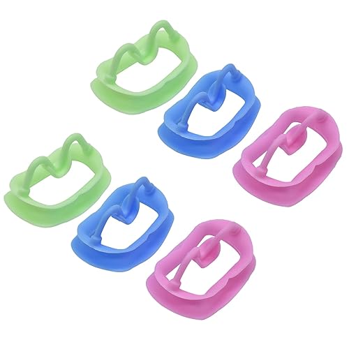 Silicone Teeth 2-Pack Large Adult Silicone Bite Blocks For Dental Or Tongue Piercing Use Mouth Prop - Foto 3