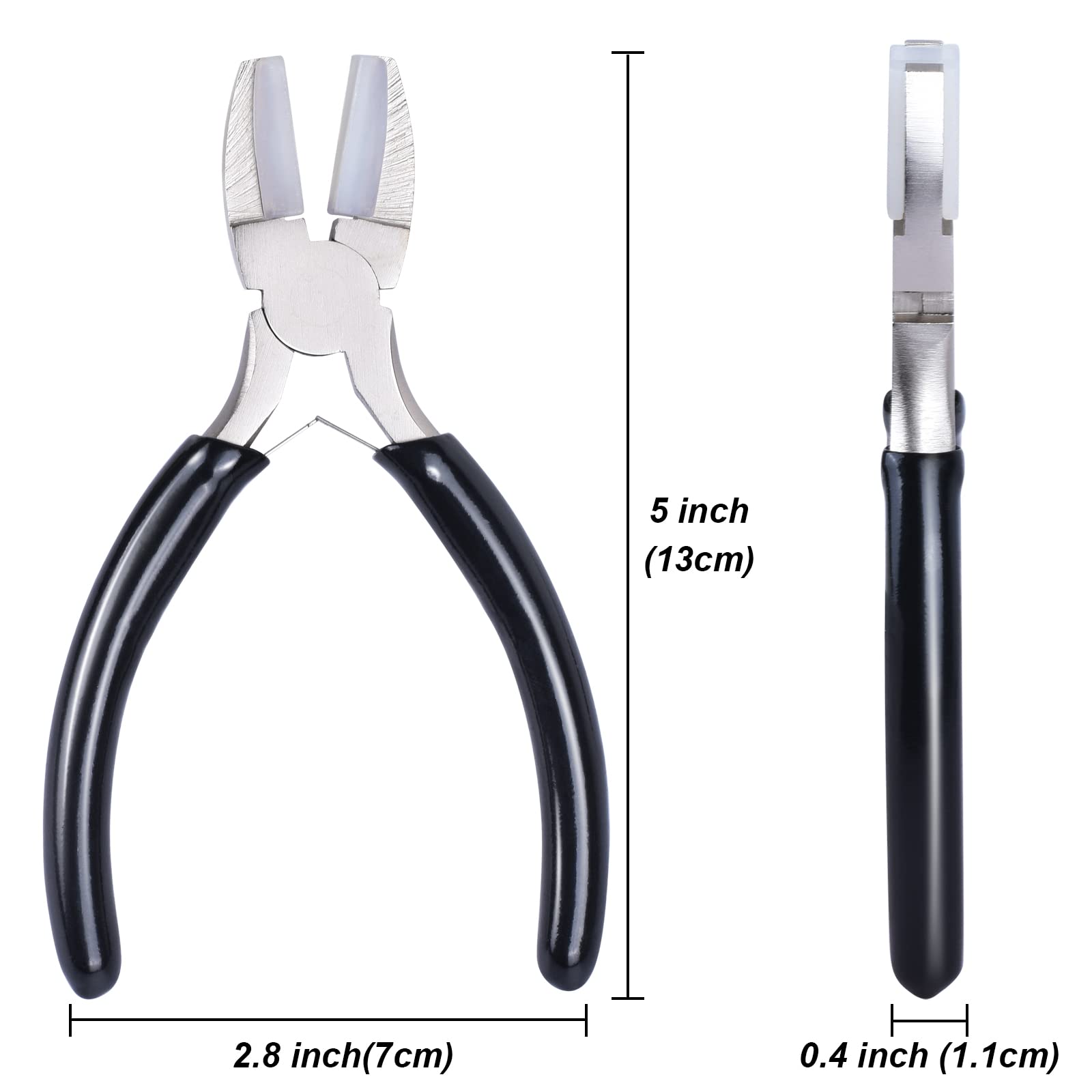 Nylon Pliers Jewelry Making Tools Carbon Steel Tools for Beading, Looping, Shaping Wire, Jewelry Making and Other Crafts