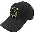 Nirvana Smile Logo Baseball Hat Black | Officially Licensed Merchandise