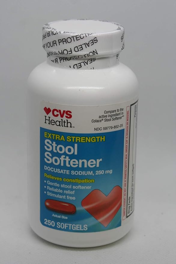 CVS Health Extra Strength Stool Softener 250mg Docusate