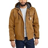 Carhartt Men's Relaxed Fit Washed Duck Sherpa-Lined Utility Jacket