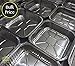 8x8 Foil Pans (55 Pack) - 8 Inch Square Aluminum Pans - Disposable Baking Pans for Heating, Prepping Food & Baking Cakes - Aluminum Baking Pans Disposable - 8 x 8 Baking Pan - Bottom: 6.5x6.5