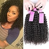 Original Queen 100% Brazilian Unprocessed Virgin Kinky Curly Human Hair Weave 3 Bundles Deep Curly Hair Extensions Mixed Length