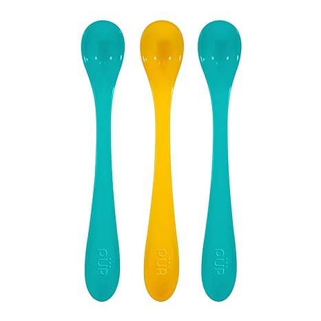 Pur Long Handle Spoons (Pack of 3) (Green and Yellow)
