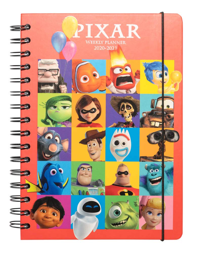 Erik - Disney Pixar 25th Anniversary Academic Diary 2020-2021 A5 Week to View, Mid Year Diary - 12 Months
