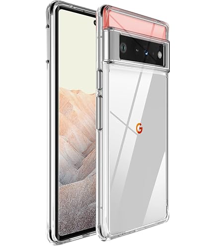 Custodia Trasparente Morbida In Silicone TPU Per Google Pixel 6 Pro - Antiurto, Antiscivolo, Supporta Ricarica Wireless