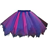 Honeystore Women's Short Vintage Ballet Bubble Puffy Tutu Petticoat Skirt