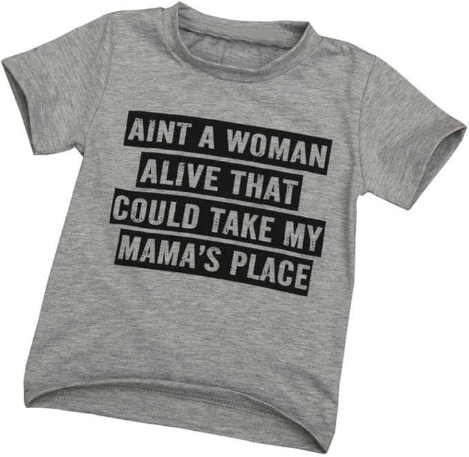Amazon Huyb 男女 夏 半袖 男の子 ルファベット柄 プリント 半袖 Tシャツ シンプル カジュアル おしゃれ 子供服 女の子 キッズ服 シャツ トップス 5サイズ 90 130 1 4歳 3 色 Tシャツ カットソー 通販
