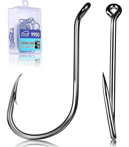 Gamakatsu 98420 Octopus Hooks Black 5-Pack 10/0 : Fishing Hooks : Sports & Outdoors