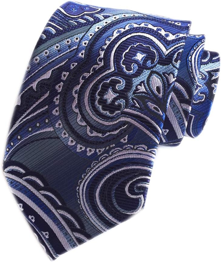 Men's Novelty Paisley Ties Cravat Jacquard Luxury Pattern Wedding Formal Necktie