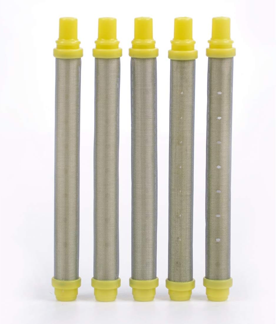 Wagner airless spray gun filters, 100 mesh. Yellow. 5 PCS