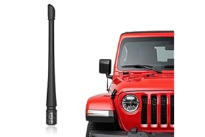 VAGMI 7 Inch Antenna Compatible with Jeep Wrangler Gladiator JK JKU JL JLU Rubicon Sahara Unlimited Sport Willys 4xe Mojave(1