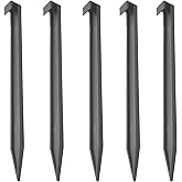 40 Pcs Garden Landscape Anchoring Stakes,10 Inches Yard Stakes for Terrace Boards, Weed Fabric, Garden Inflatable Decor Fixing