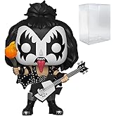 POP Rocks: KISS - The Demon (Gene Simmons) Funko Vinyl Figure (Bundled with Compatible Box Protector Case), Multicolored, 3.75 inches