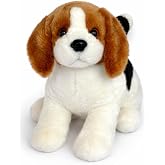 Auswella 18-Inch Plush Beagle Dog &ndash; Soft Realistic Stuffed Puppy Toy, Premium Plush Beagle for Kids, Collectors &amp; Dog Lovers