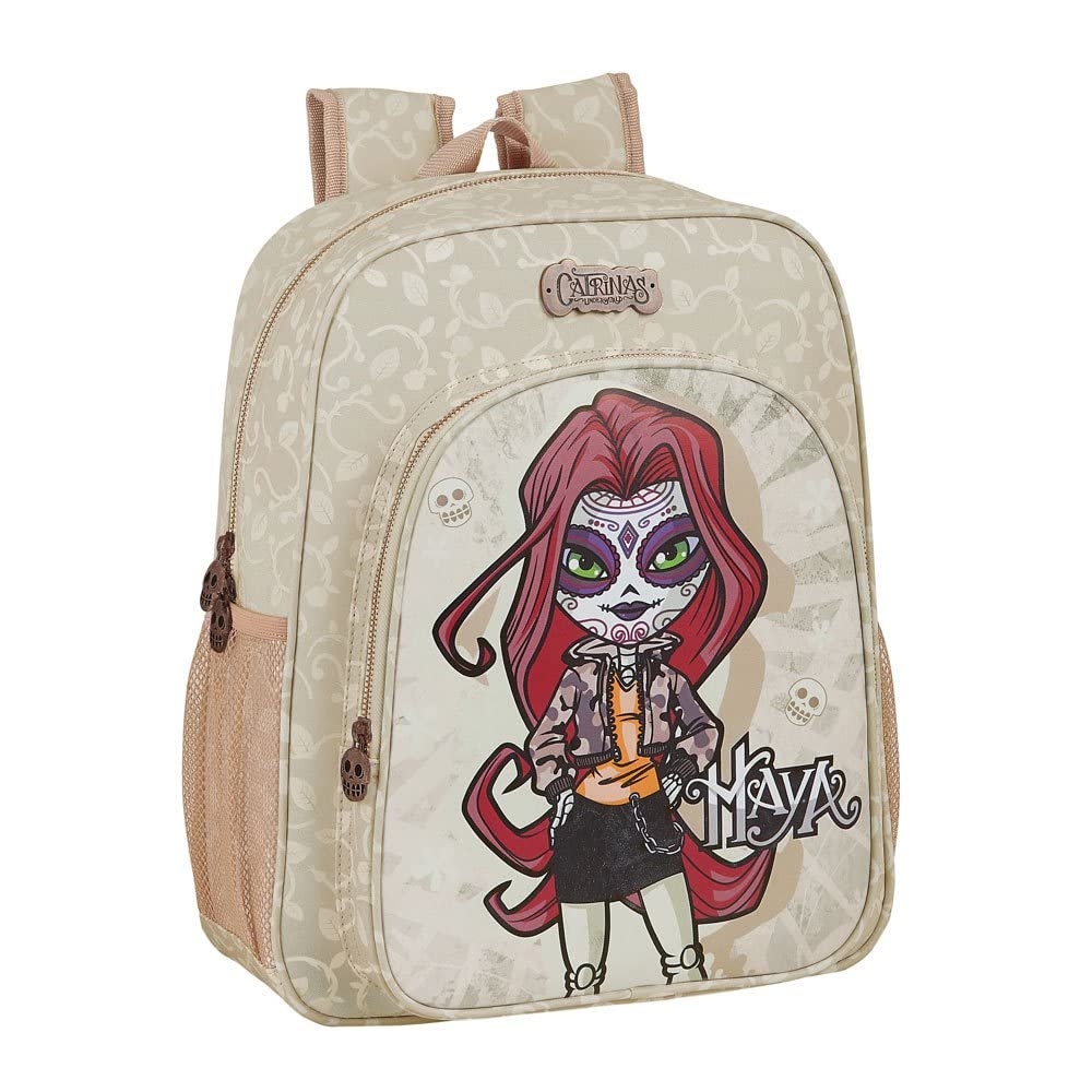 Safta Junior School Backpack Catrinas Maya, Laura and Mary 320 x 120 x 380 mm