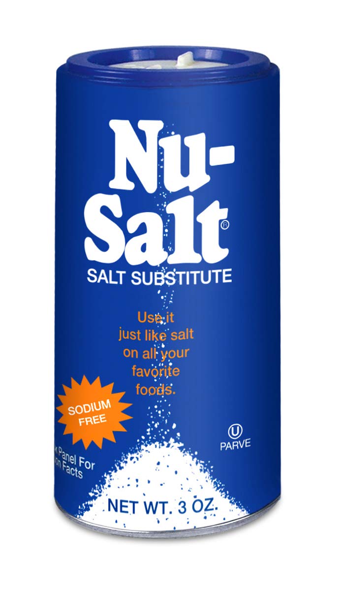 Nu Salt, 3-Ounce Shaker (12 Count) : Salt Substitutes : Grocery & Gourmet Food