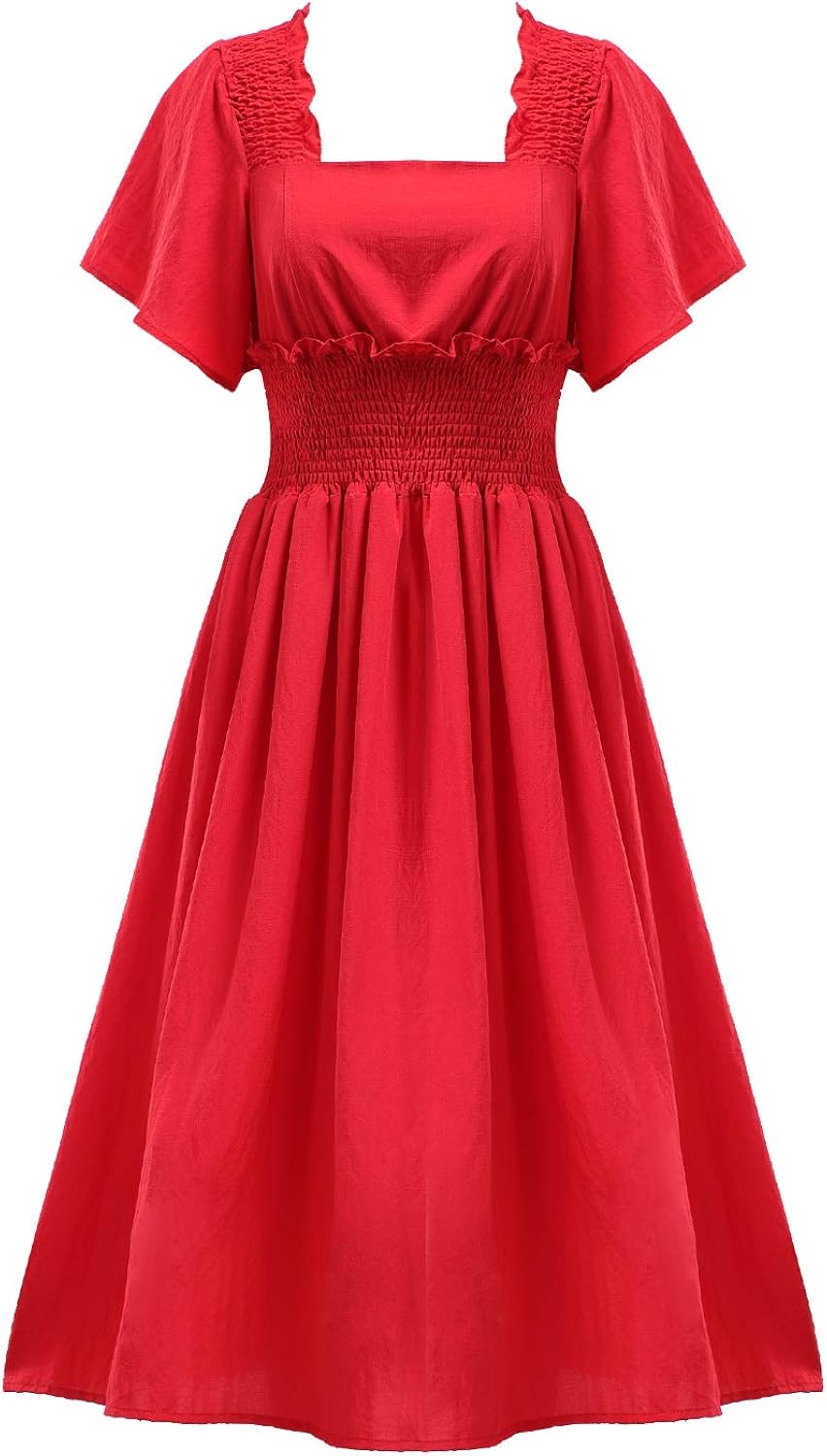 vintage ruffle dress