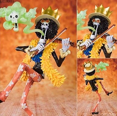 Amazon ワンピース One Piece 麦わら海賊団 鼻歌のブルック ブルック ソウルキング よみよみの実 ガイコツ アニメ フィギュア フィギュア ドール 通販