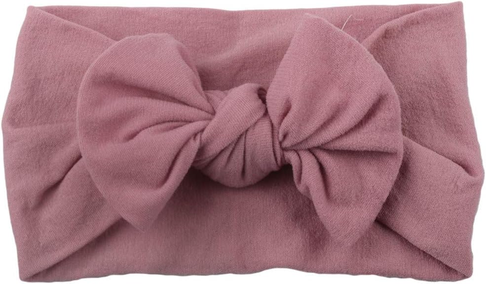EKIMI Baby Girl Headbands and Bows - Classic Head Wrap Stretchy Hair Bands Hair Accessories - Newborn Infant Toddler Hairbands Photographic Accessories Children Headwear 1Pc