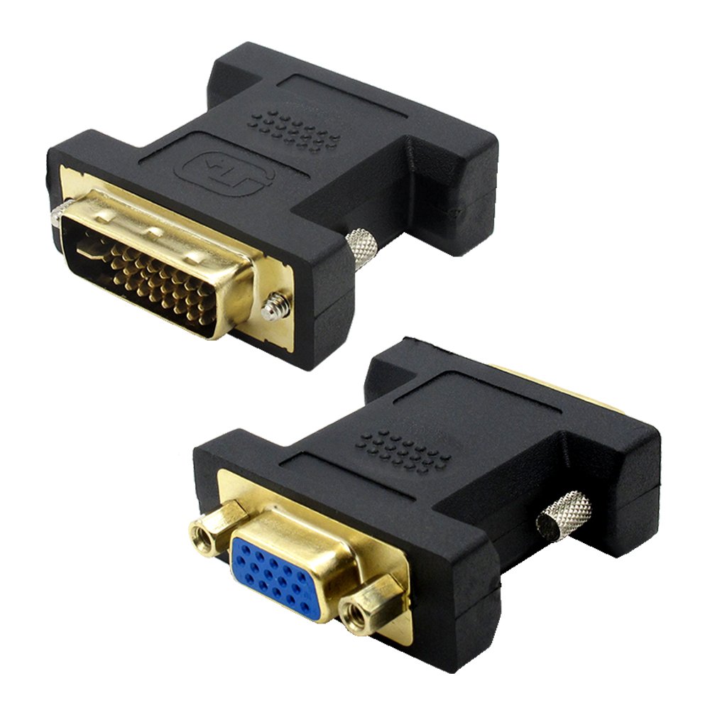 VMOJO DVI to VGA adapter DVI-I 24 + 5 male to VGA HD15 female converter digital to analog adapter