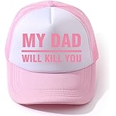 My dads Will Kills You Funny Hats for Womens Cool Washed Distressed Baseball