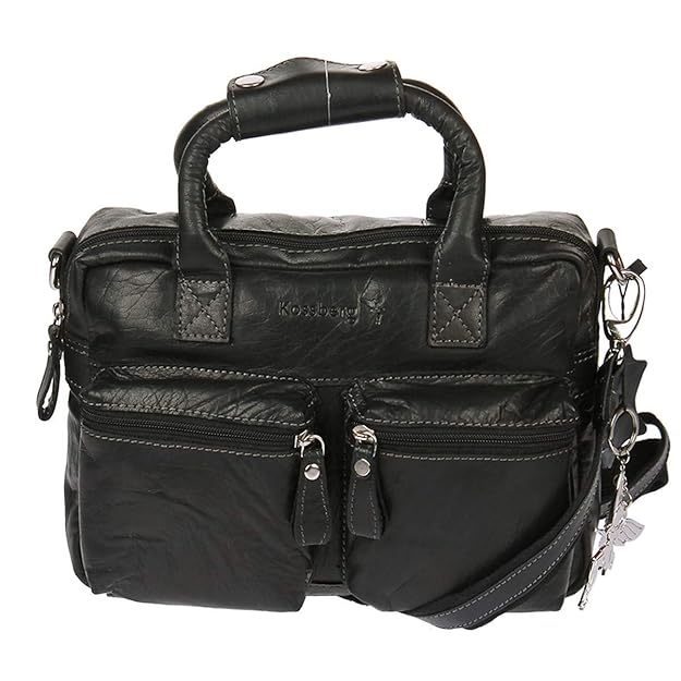 Kossberg Damen Leder Mini Handtasche Henkteltasche Modell Nusrat
