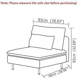 Custom Made Soderhamn 1 Seater Sofa Velvet