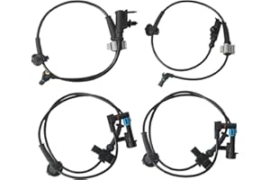 BELKEBIR 4PCS ABS Wheel Speed Sensor Front & Rear, Left & Right Compatible with 2007-2014 Chevy Silverado 1500/Avalanche/Suburban 1500/Tahoe, GMC Yukon/Yukon XL 1500, Escalade Replace 15229012 ALS1464
