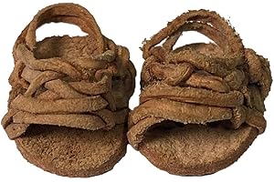 Melody Jane Dolls Houses Dollhouse Mexican Leather Huaraches Woven Sandals Shoes Farmer Accessory