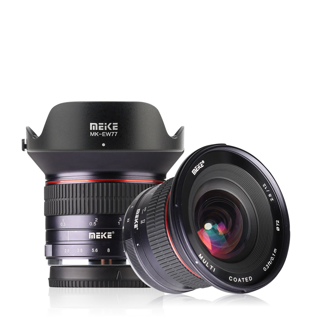 Meike 12mm F/2.8 Ultra Wide Angle Manual Foucs Prime Lens for Sony E Mount APS-C Mirrorless Cameras